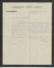 Nachlass Franz Steindachner, Brief von Otto Lange an Franz Steindachner (28.06.1909), Inv.Nr. 287.02, Seite 1